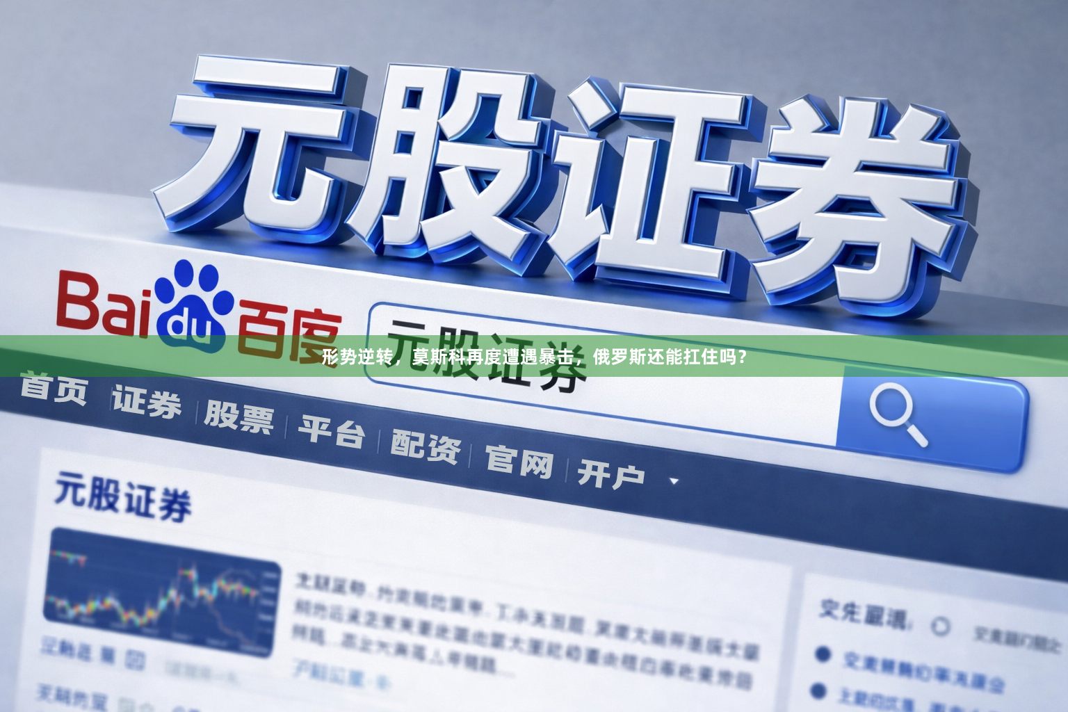 形势逆转，莫斯科再度遭遇暴击，俄罗斯还能扛住吗？