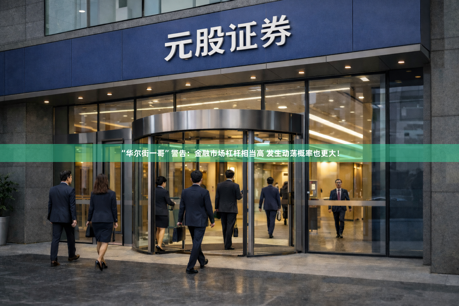 “华尔街一哥”警告：金融市场杠杆相当高 发生动荡概率也更大！