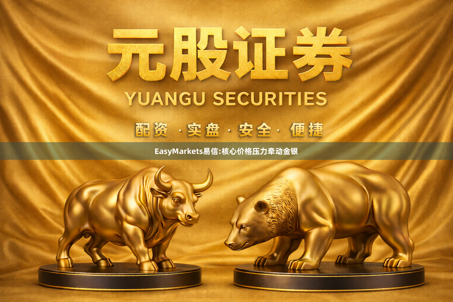 EasyMarkets易信:核心价格压力牵动金银
