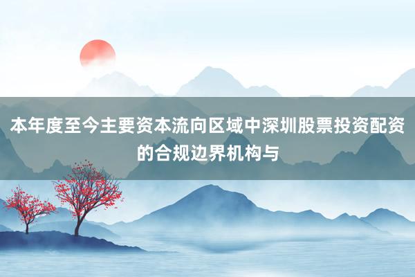 本年度至今主要资本流向区域中深圳股票投资配资的合规边界机构与