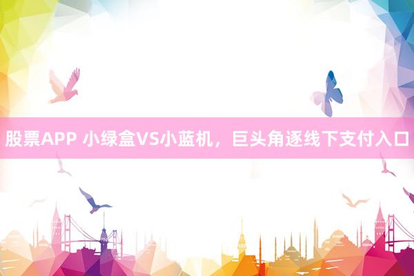 股票APP 小绿盒VS小蓝机，巨头角逐线下支付入口