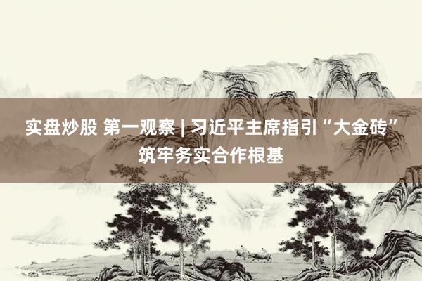 实盘炒股 第一观察 | 习近平主席指引“大金砖”筑牢务实合作根基